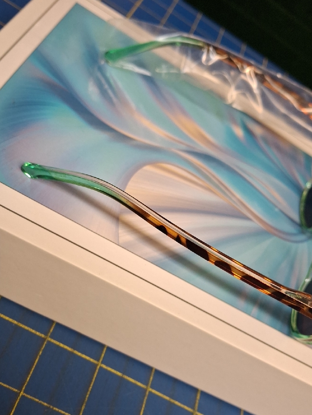 Dolorosey Magnafied +200 Reading Tortoise Shell Green Fade Sunglasses New - Picture 2 of 5
